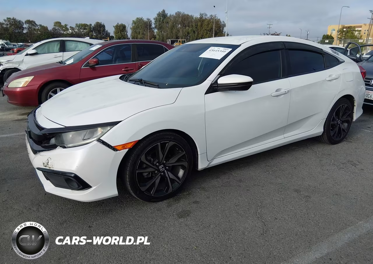 2019 Honda Civic Sport VIN:2HGFC2F88KH547589 - 2