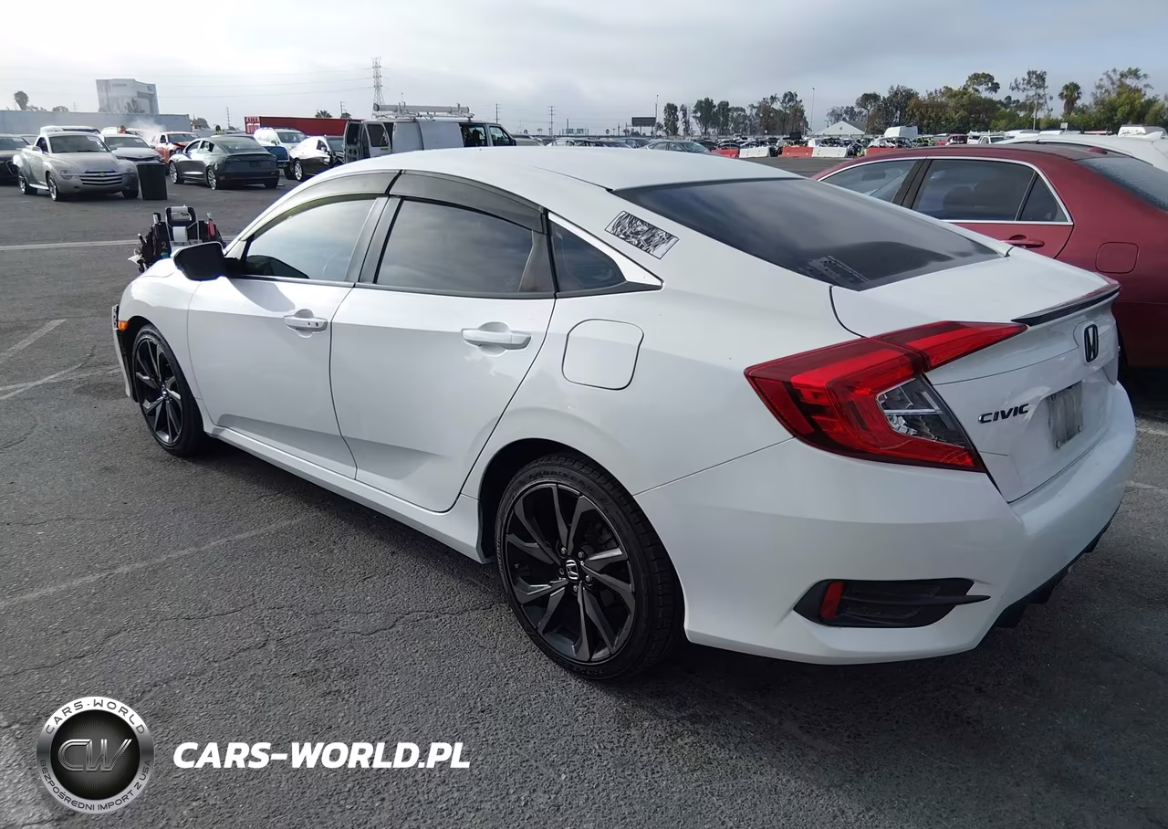 2019 Honda Civic Sport VIN:2HGFC2F88KH547589 - 3