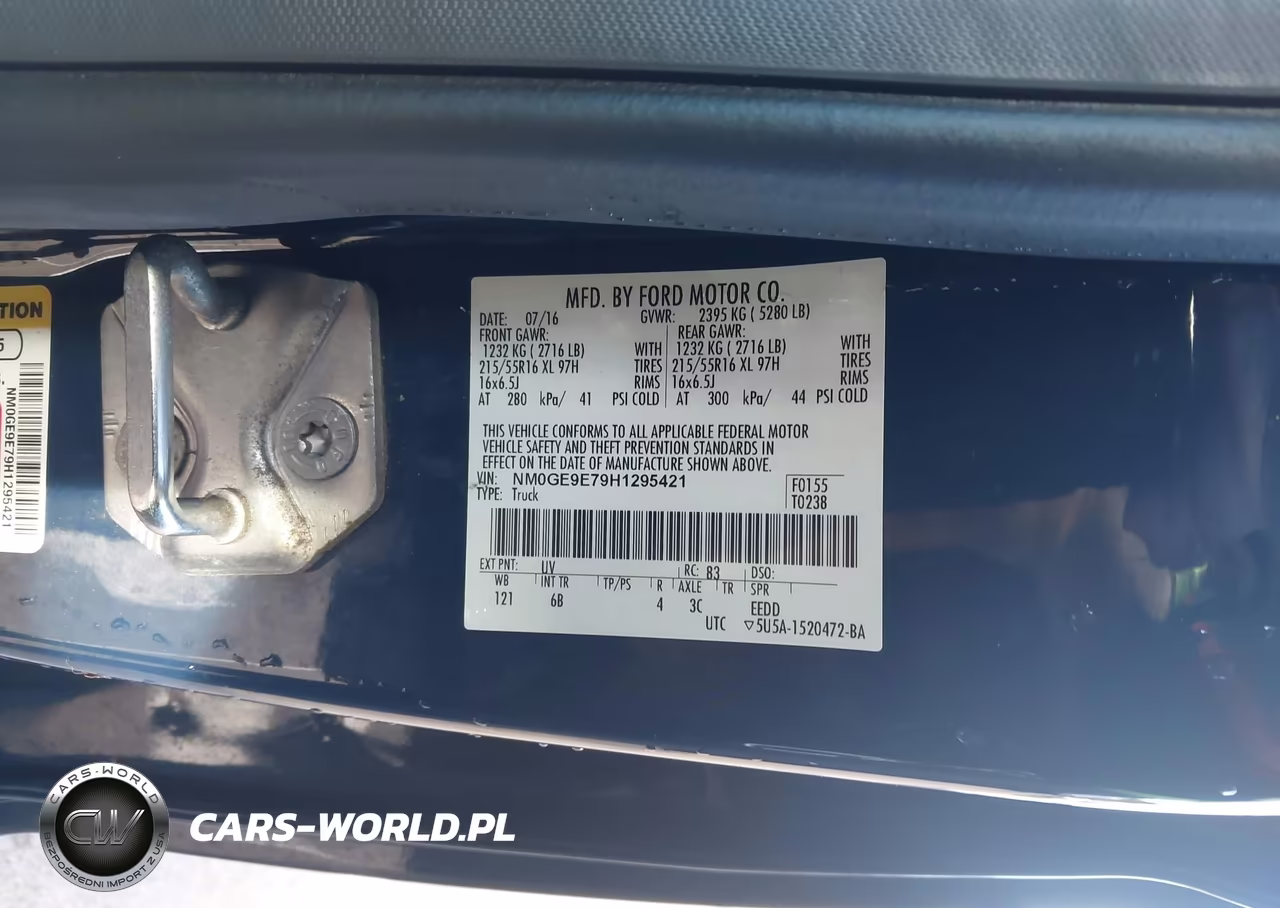 2017 Ford Transit Connect Xl VIN:NM0GE9E79H1295421 - 9