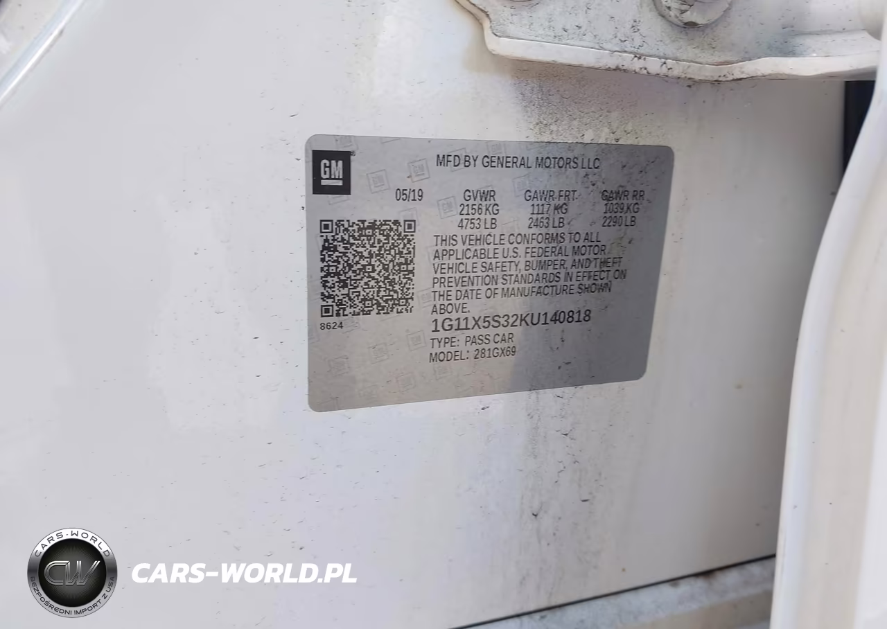 2019 Chevrolet Impala Ls VIN:1G11X5S32KU140818 - 9