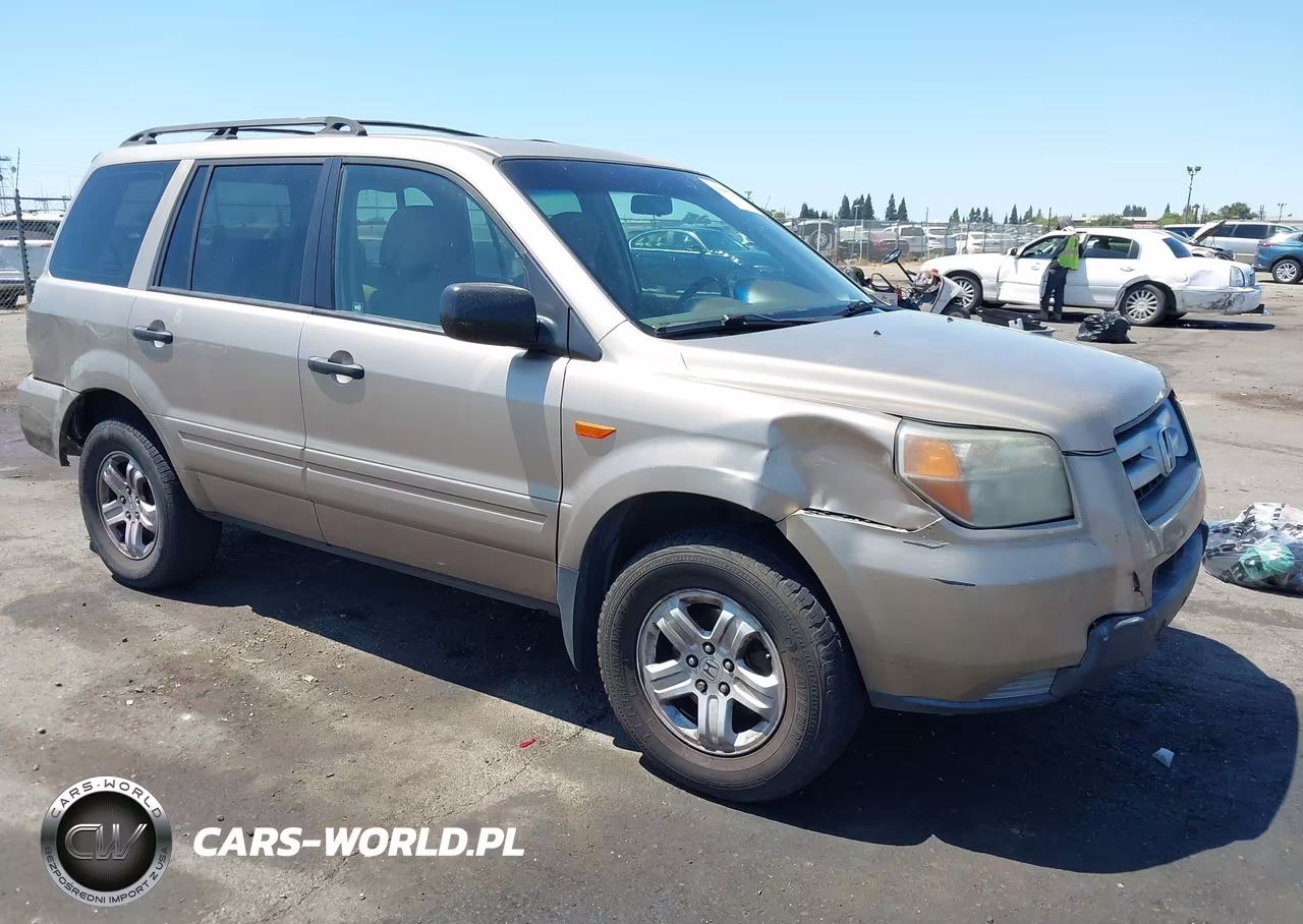 2007 Honda Pilot Lx VIN:5FNYF28167B029329 - 1