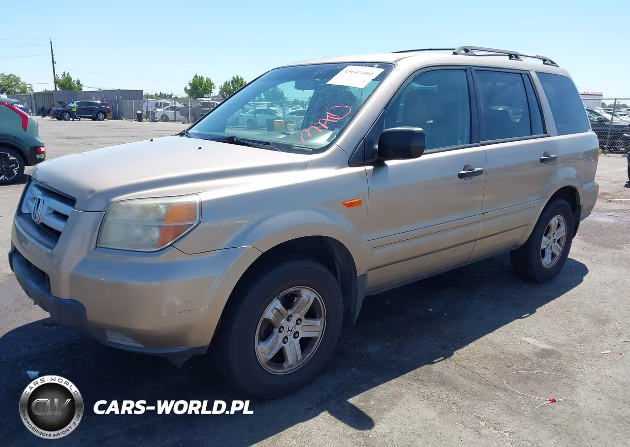 2007 Honda Pilot Lx VIN:5FNYF28167B029329 - 2