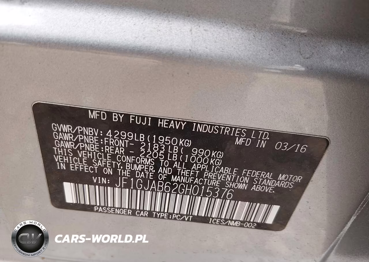2016 Subaru Impreza 2.0I Premium VIN:JF1GJAB62GH015376 - 9
