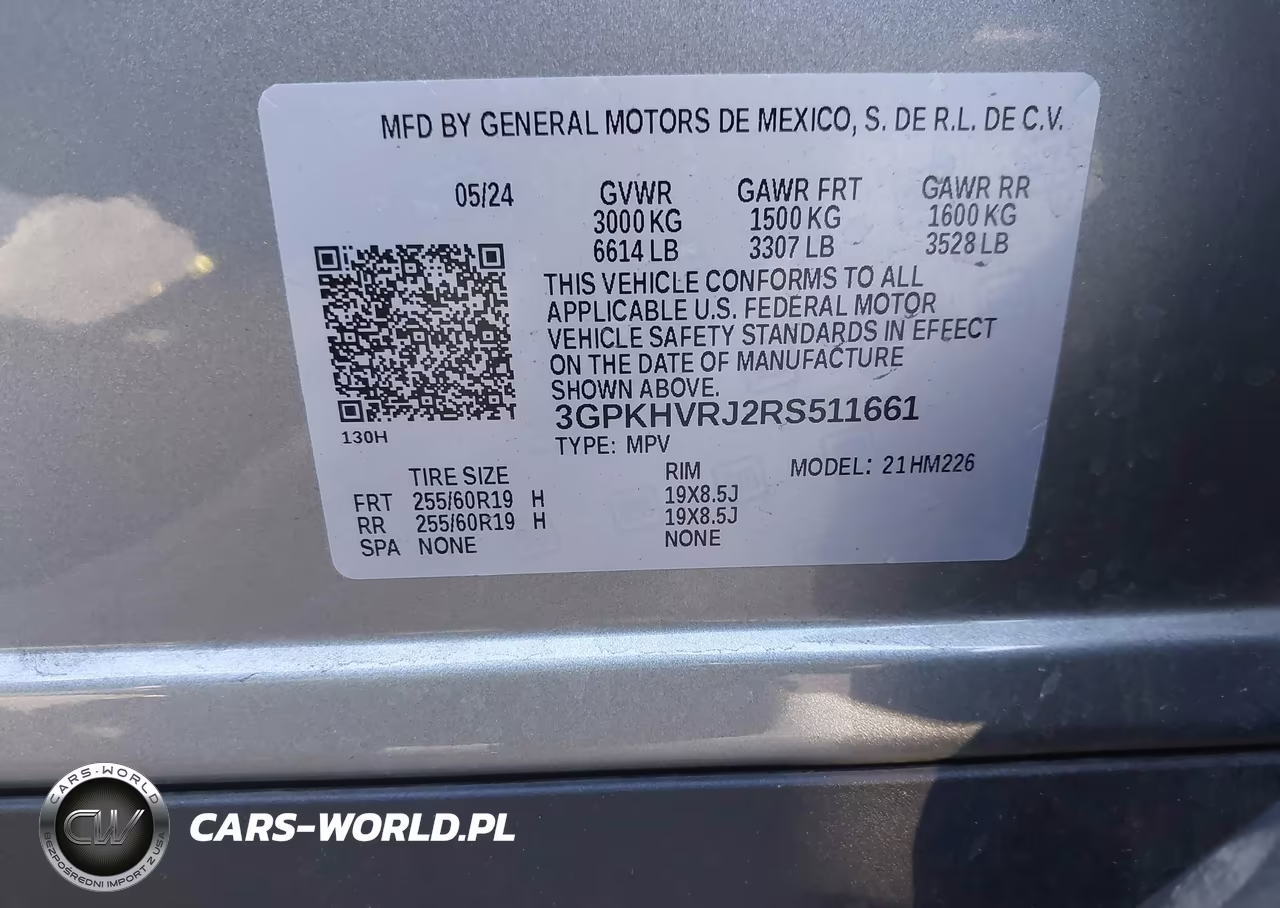 2024 Honda Prologue Ex VIN:3GPKHVRJ2RS511661 - 9