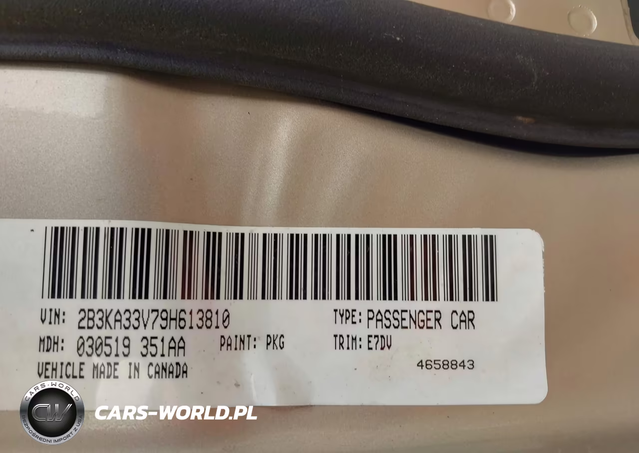 2009 Dodge Charger Sxt VIN:2B3KA33V79H613810 - 9