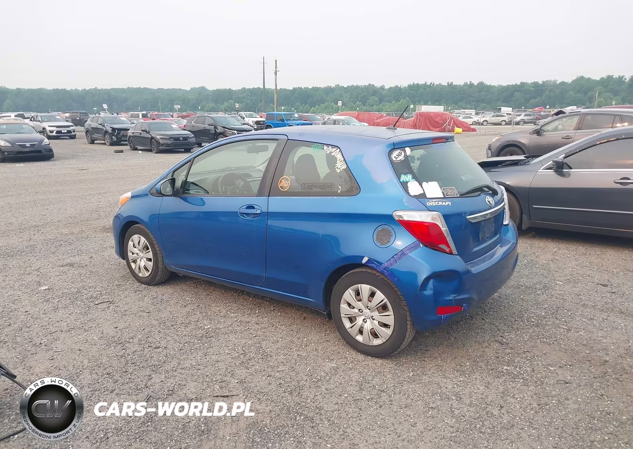 2012 Toyota Yaris Le VIN:JTDJTUD30CD507551 - 3