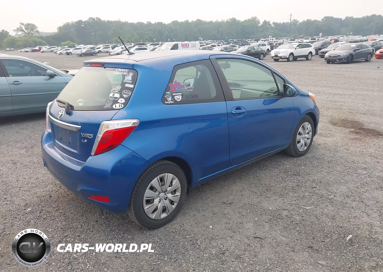 2012 Toyota Yaris Le VIN:JTDJTUD30CD507551 - 4