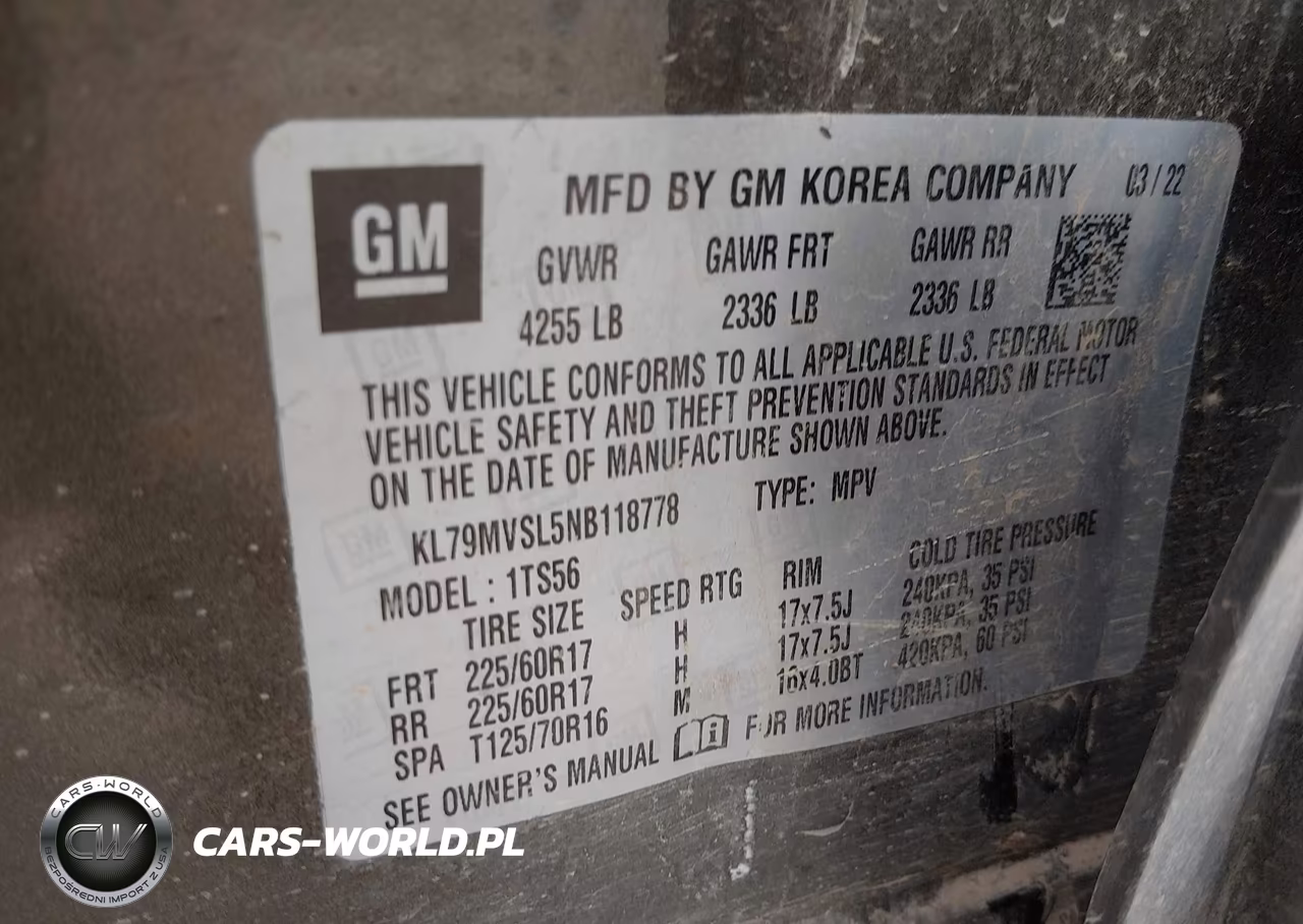 2022 Chevrolet Trailblazer Fwd Activ VIN:KL79MVSL5NB118778 - 9