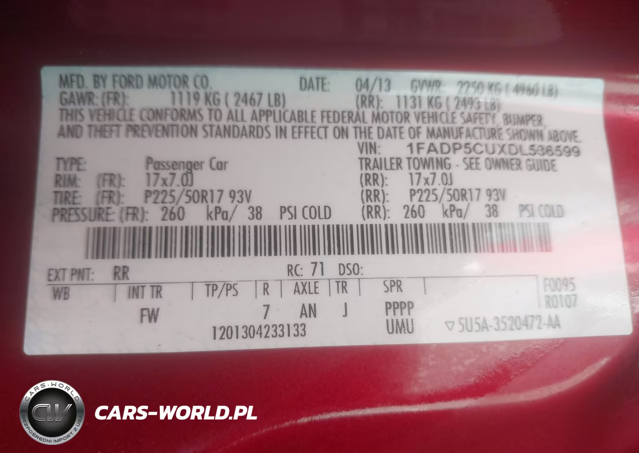 2013 Ford C-Max Energi Sel VIN:1FADP5CUXDL536599 - 9