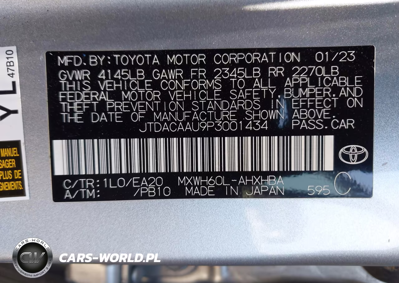 2023 Toyota Prius Limited VIN:JTDACAAU9P3001434 - 9