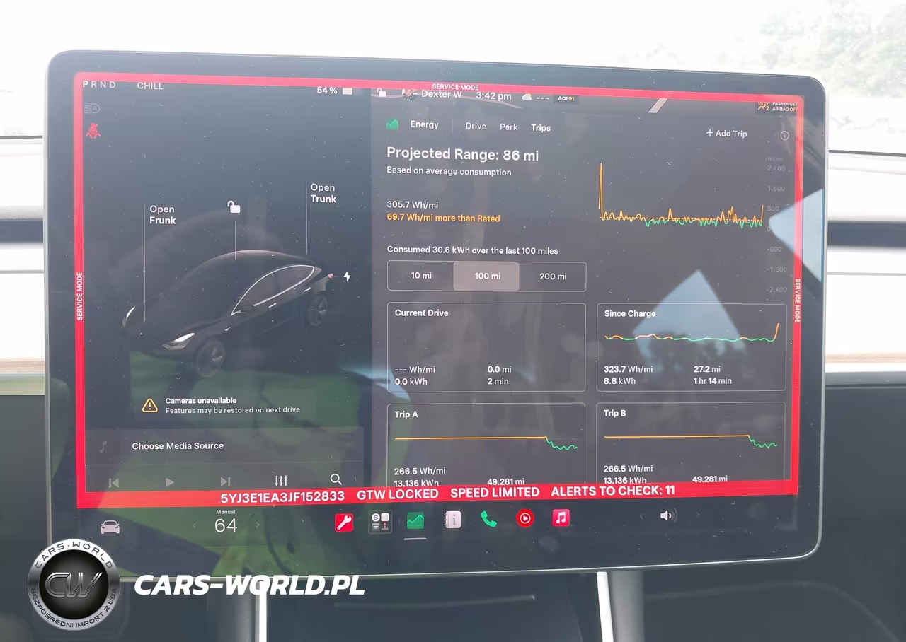 2018 Tesla Model 3 Long Range-Mid Range VIN:5YJ3E1EA3JF152833 - 7