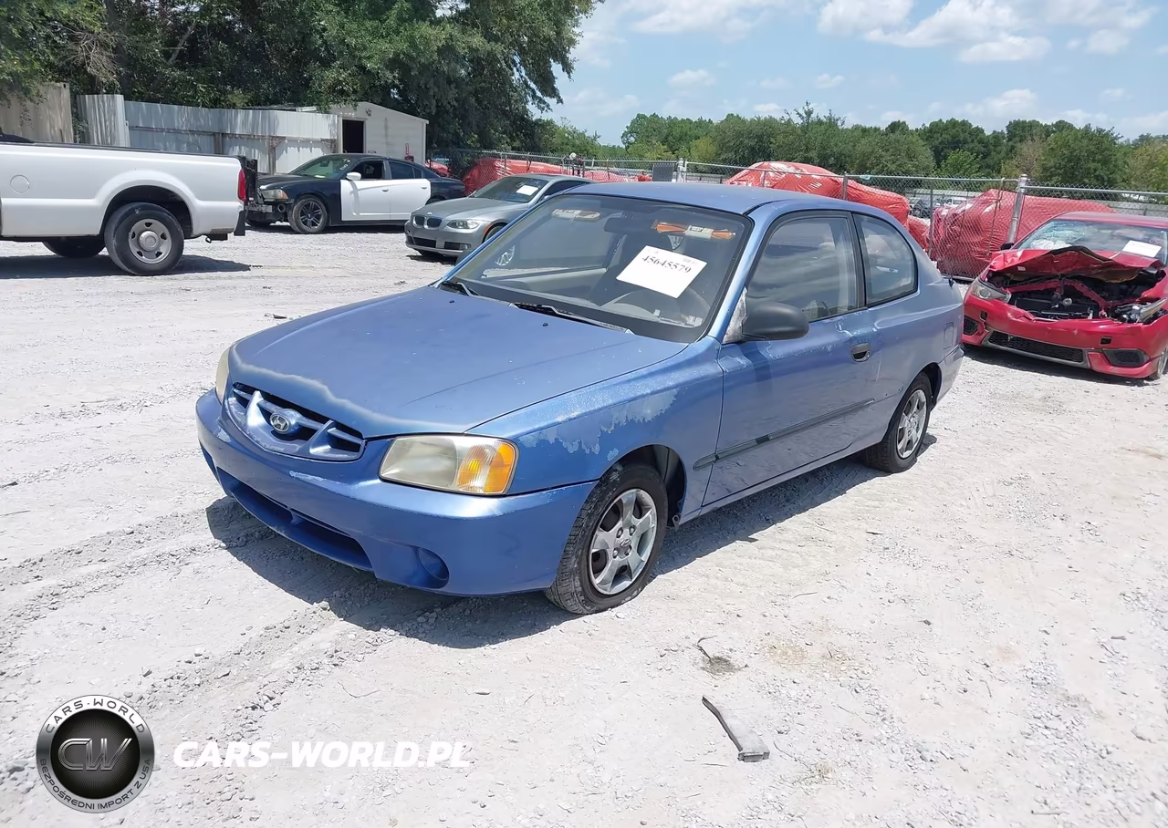 2002 Hyundai Accent L VIN:KMHCF35G82U165501 - 2