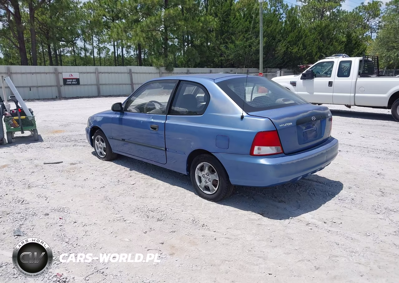 2002 Hyundai Accent L VIN:KMHCF35G82U165501 - 3