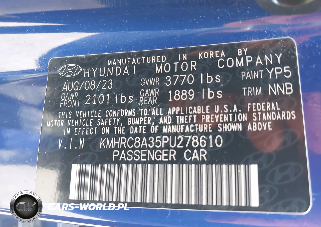 2023 Hyundai Venue Limited VIN:KMHRC8A35PU278610 - 9