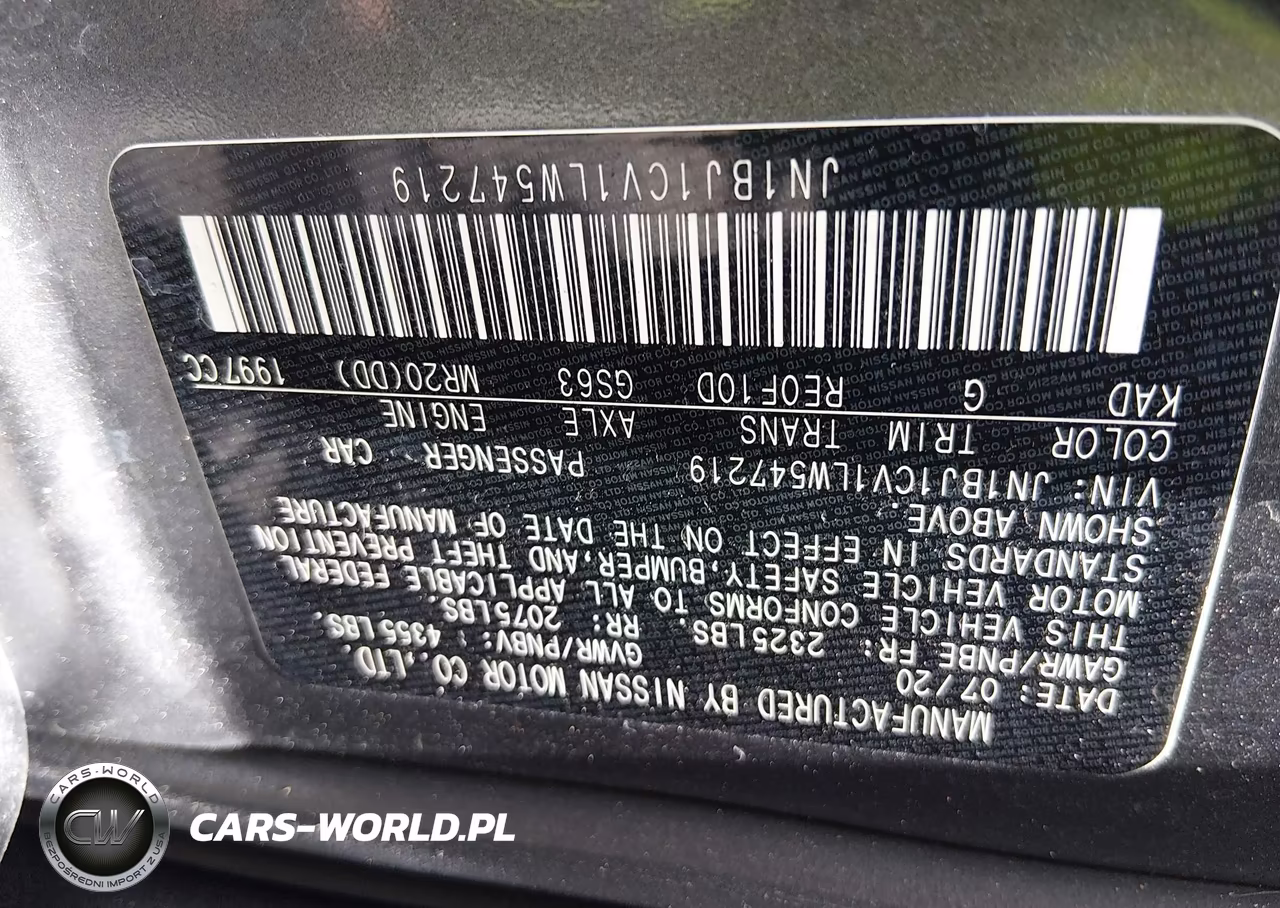 2020 Nissan Rogue Sport S Fwd Xtronic Cvt VIN:JN1BJ1CV1LW547219 - 9