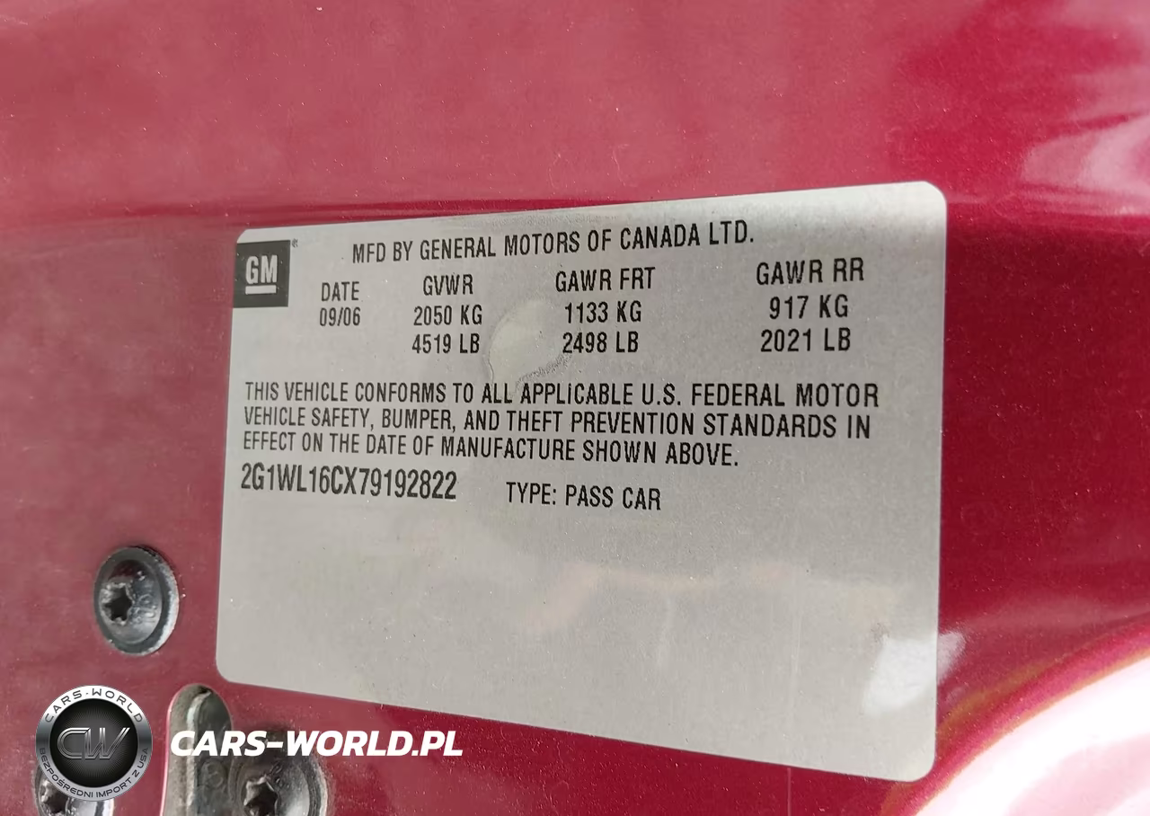2007 Chevrolet Monte Carlo Ss VIN:2G1WL16CX79192822 - 9