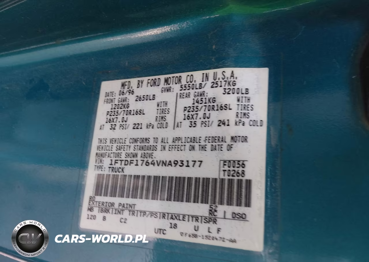1997 Ford F-150 Lariat-Standard-Xl-Xlt VIN:1FTDF1764VNA93177 - 9