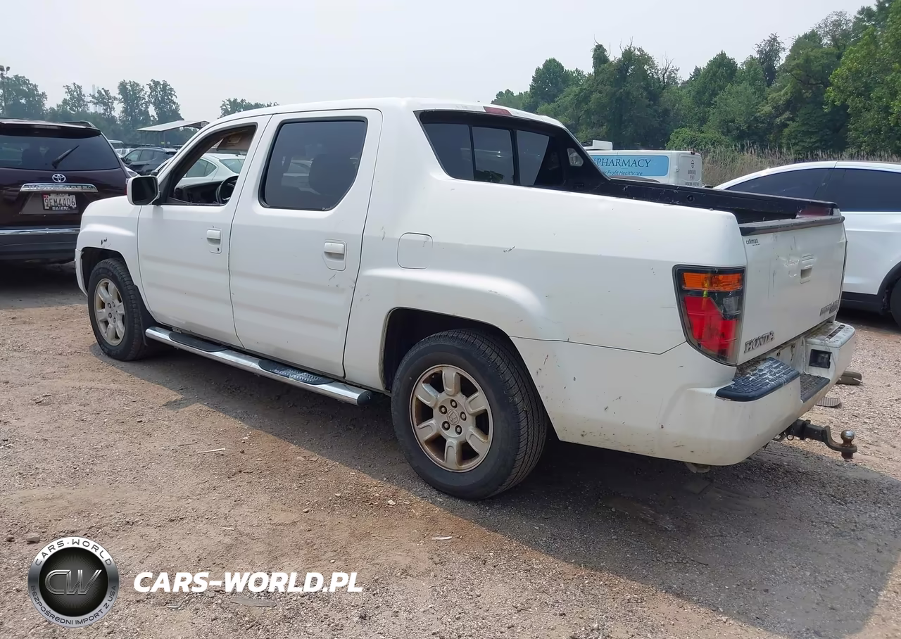 2007 Honda Ridgeline Rtl VIN:2HJYK16587H506618 - 3
