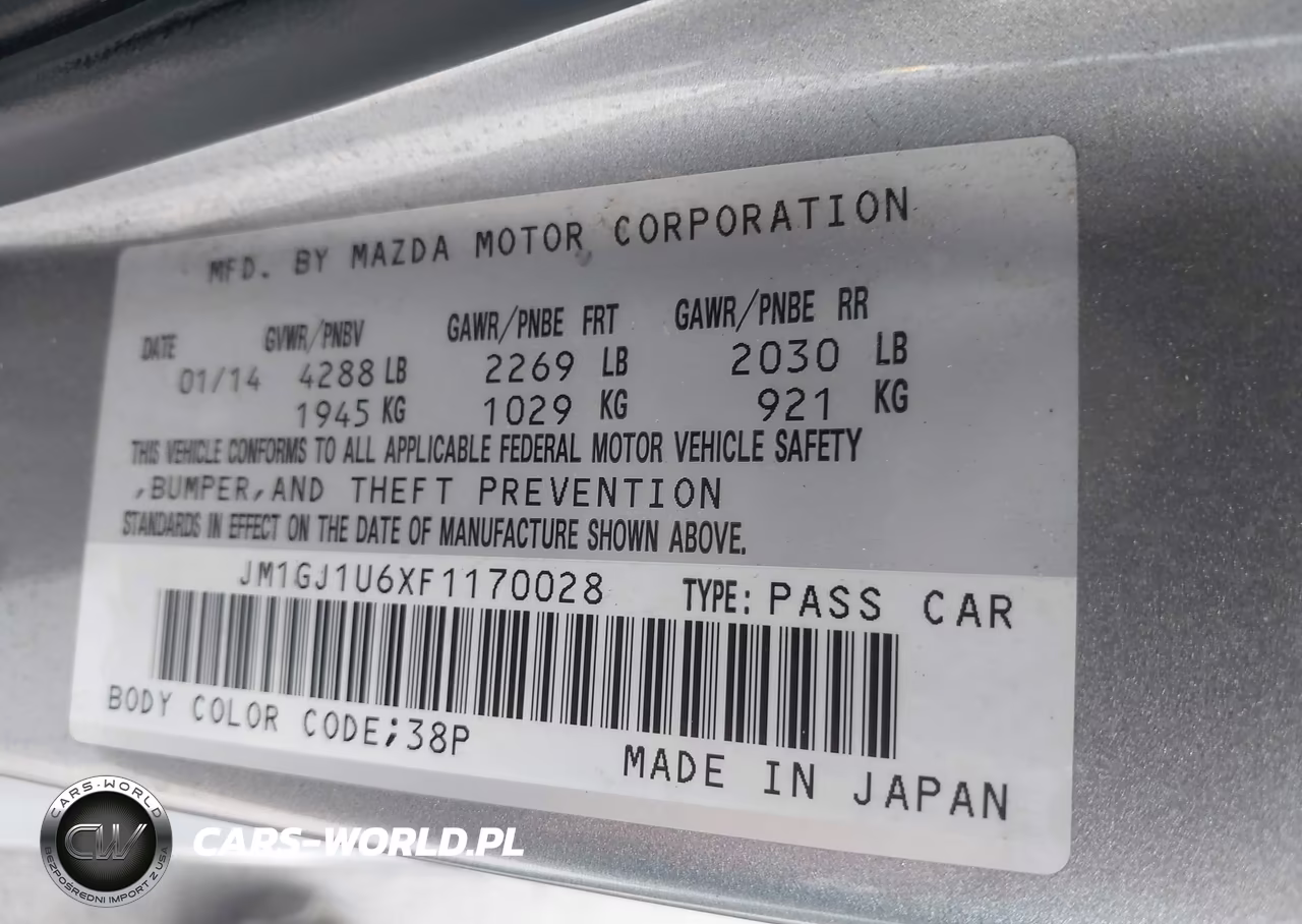 2015 Mazda Mazda6 I Sport VIN:JM1GJ1U6XF1170028 - 9
