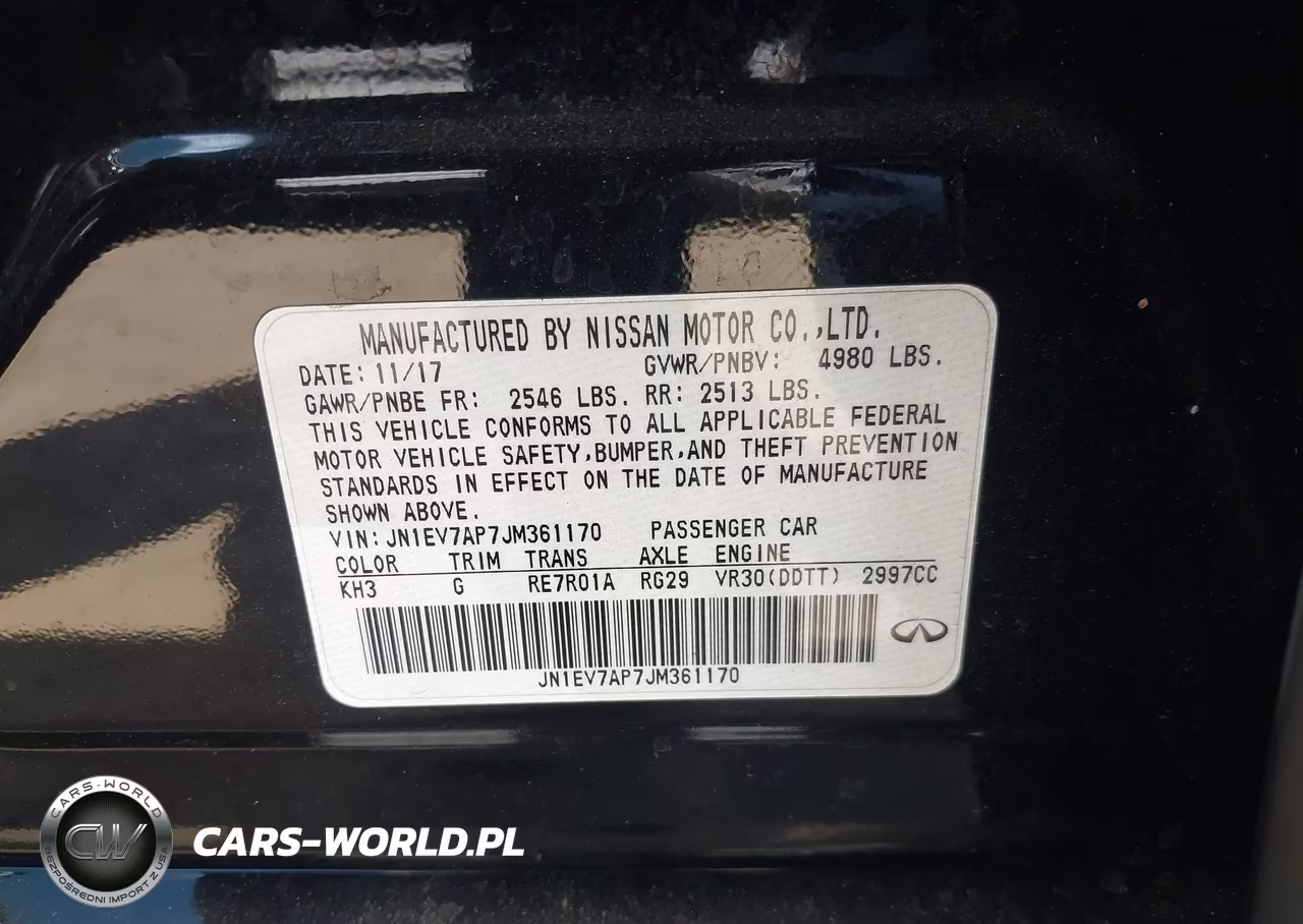 2018 Infiniti Q50 3.0T Luxe VIN:JN1EV7AP7JM361170 - 9