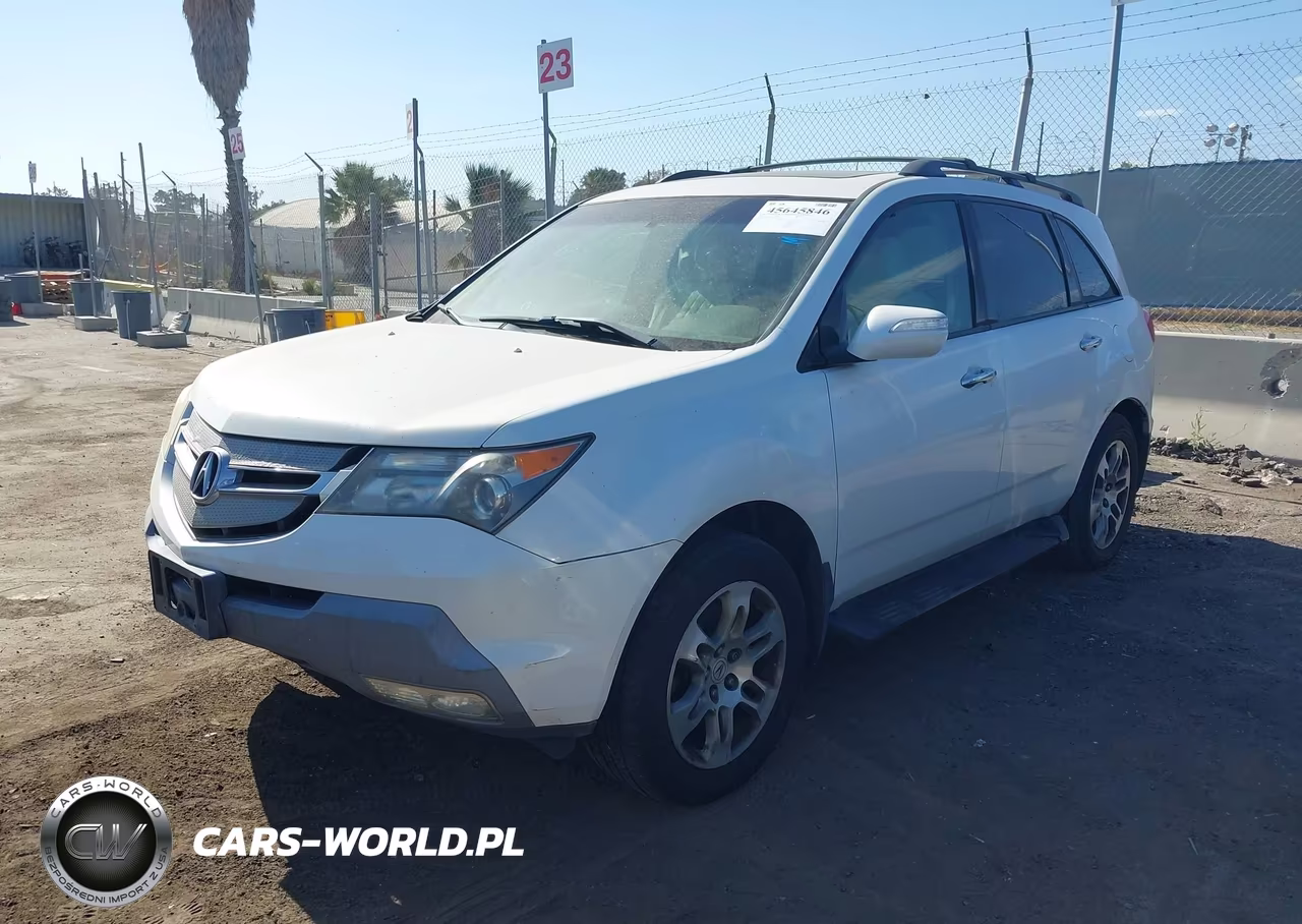 2007 Acura Mdx Technology Package VIN:2HNYD284X7H542443 - 2