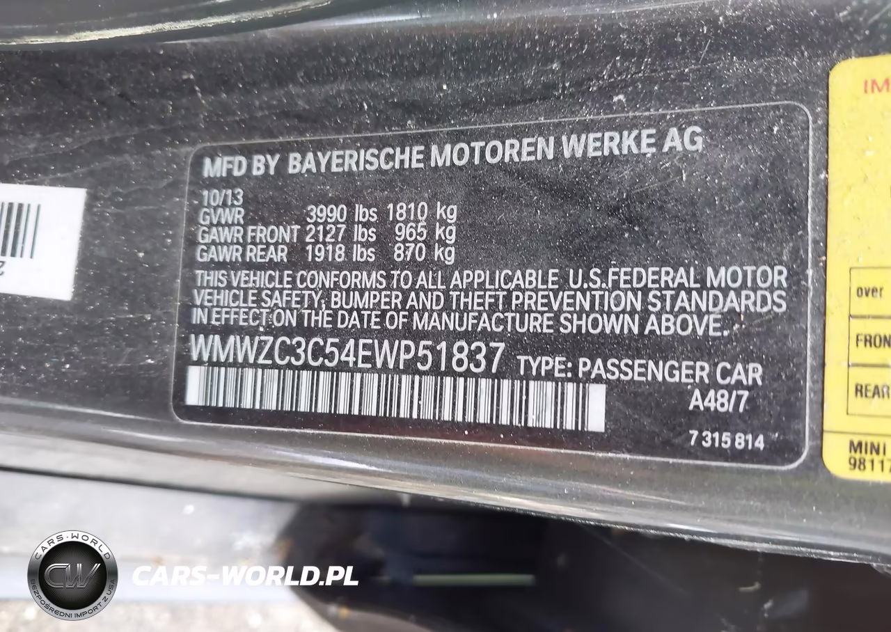 2014 Mini Countryman Cooper S VIN:WMWZC3C54EWP51837 - 9