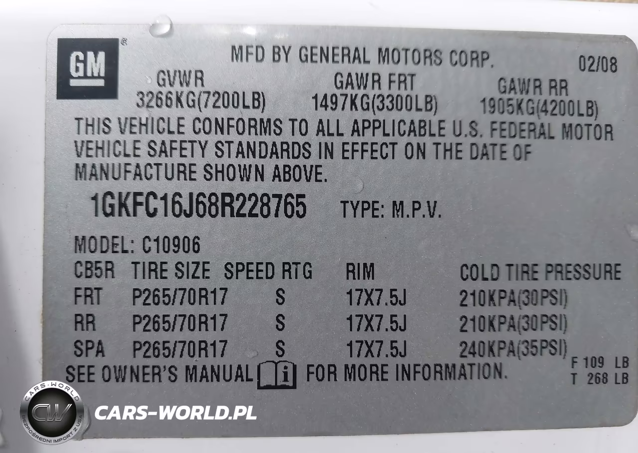 2008 GMC Yukon Xl 1500 Slt VIN:1GKFC16J68R228765 - 9