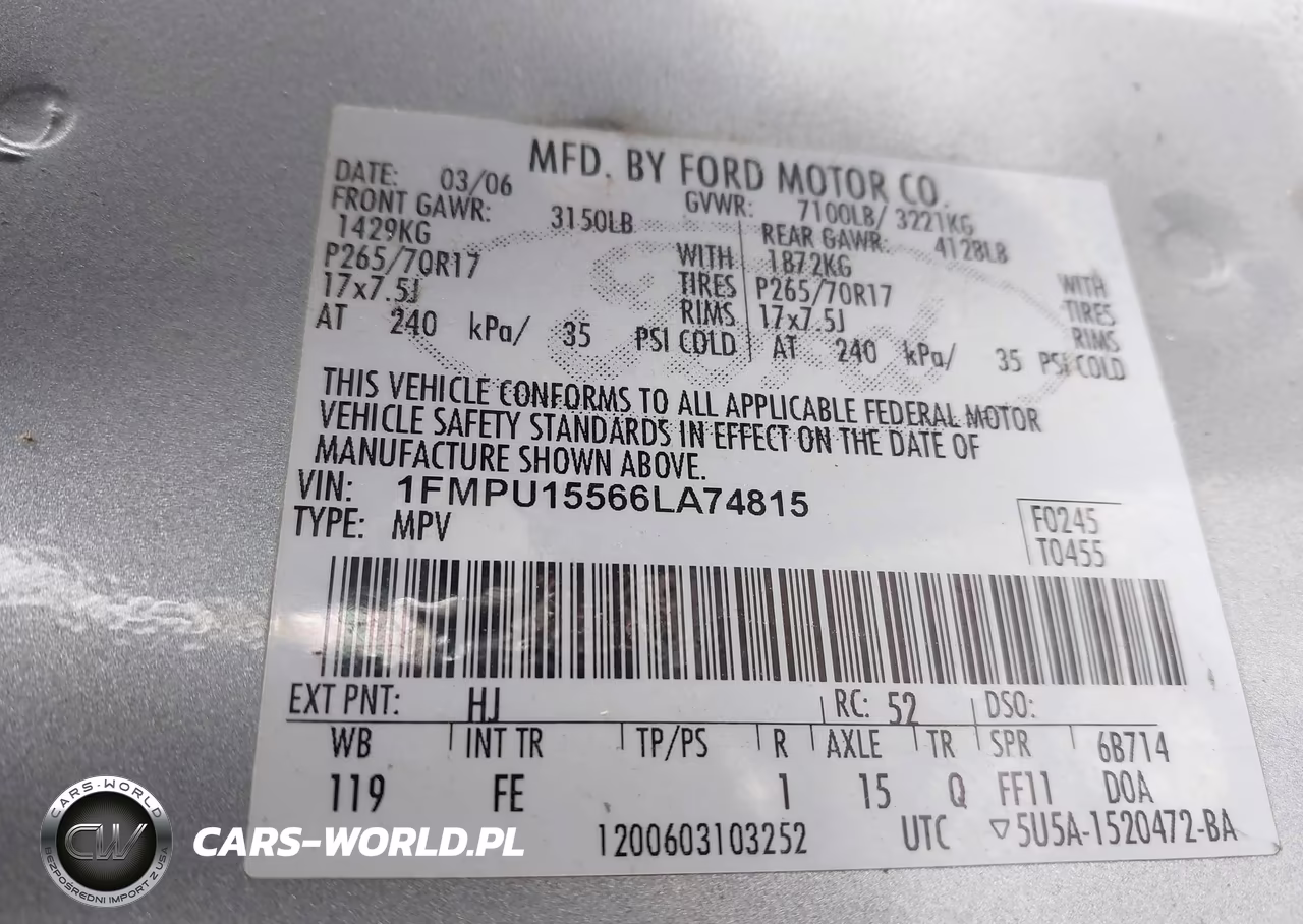 2006 Ford Expedition Xlt-Xlt Sport VIN:1FMPU15566LA74815 - 9