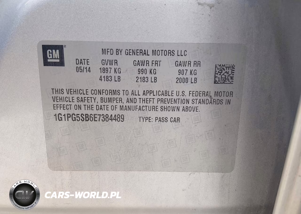 2014 Chevrolet Cruze Ltz VIN:1G1PG5SB6E7384489 - 9