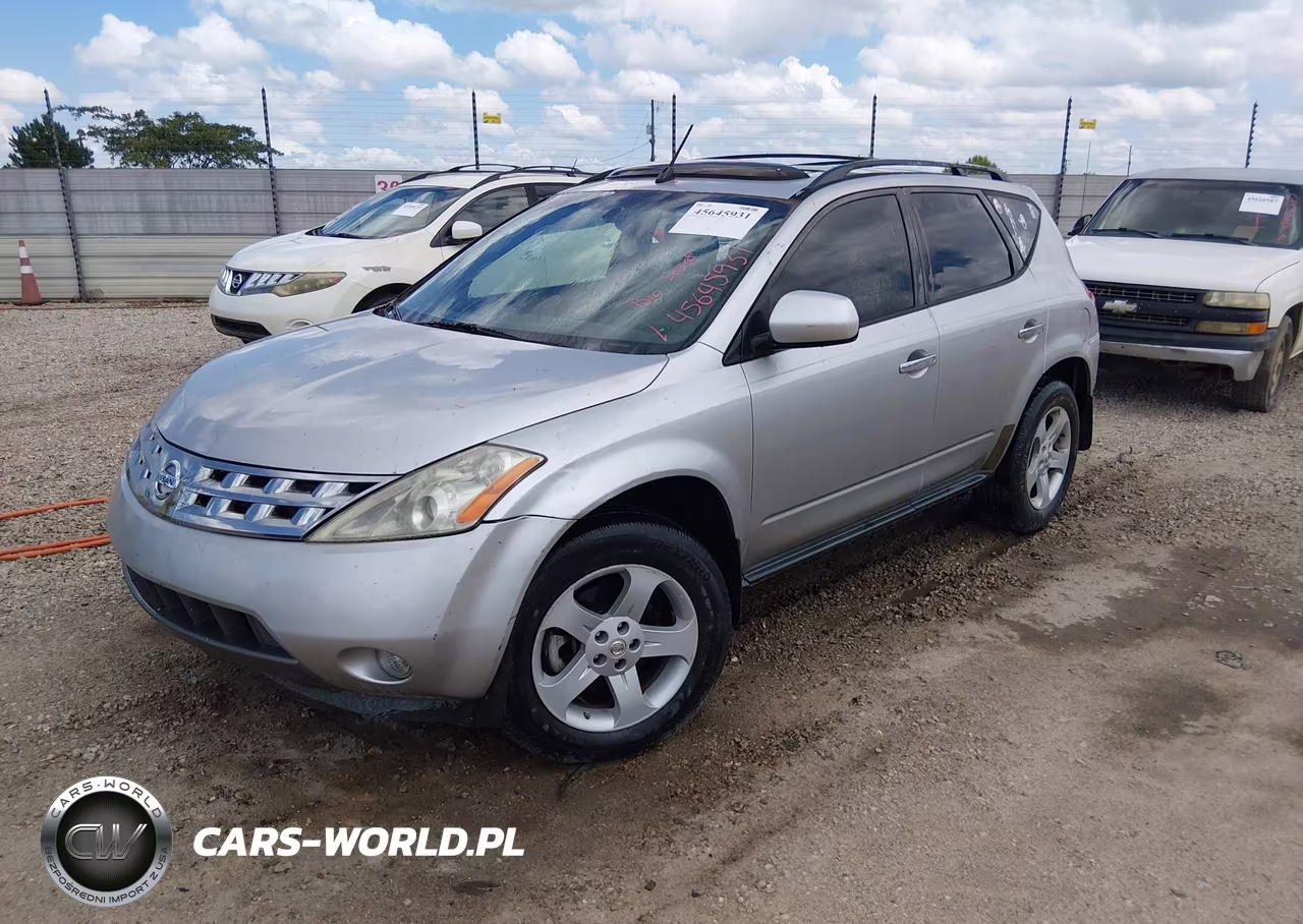 2004 Nissan Murano Sl VIN:JN8AZ08W44W323476 - 2
