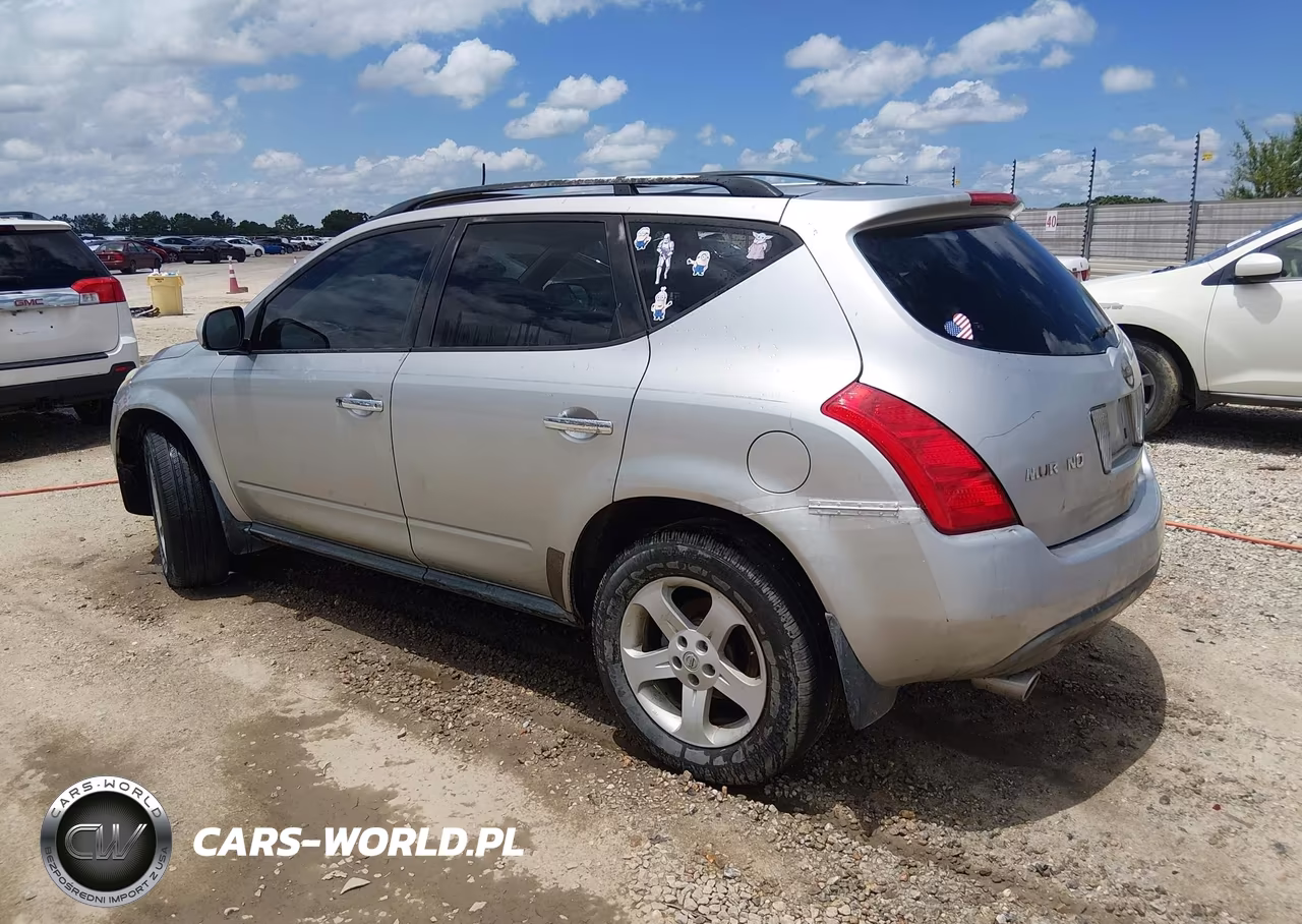 2004 Nissan Murano Sl VIN:JN8AZ08W44W323476 - 3