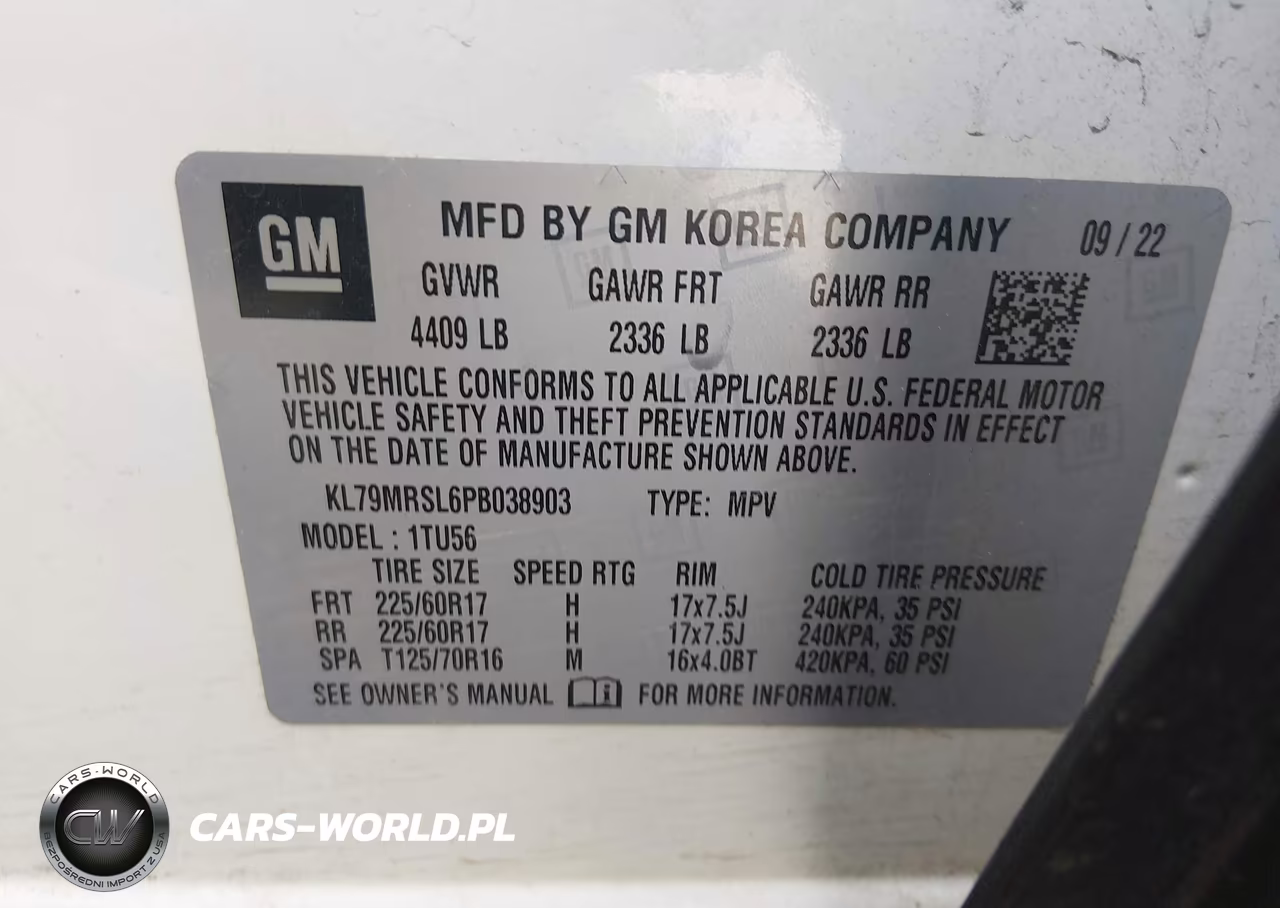 2023 Chevrolet Trailblazer Awd Lt VIN:KL79MRSL6PB038903 - 9