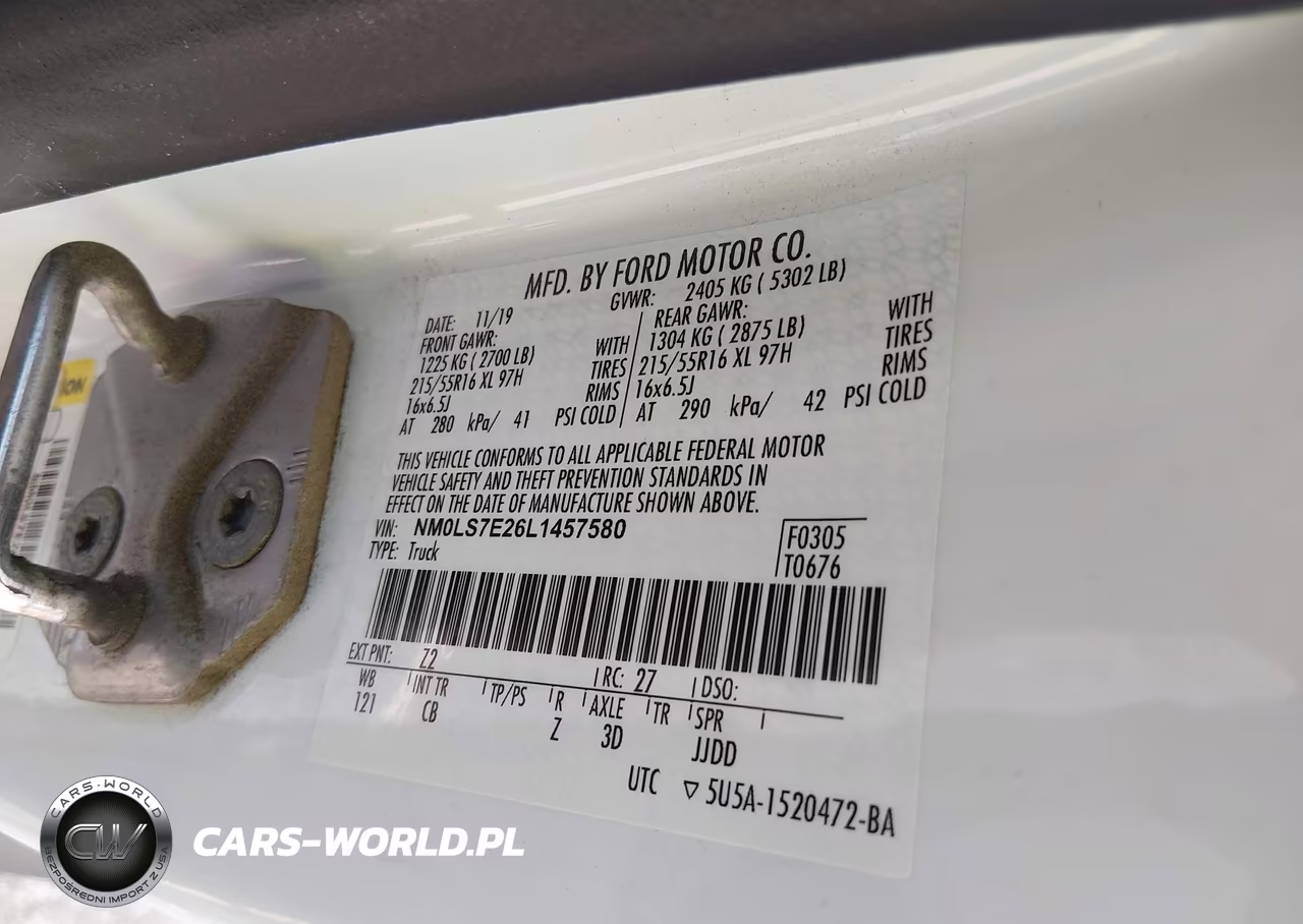 2020 Ford Transit Connect Xl VIN:NM0LS7E26L1457580 - 9