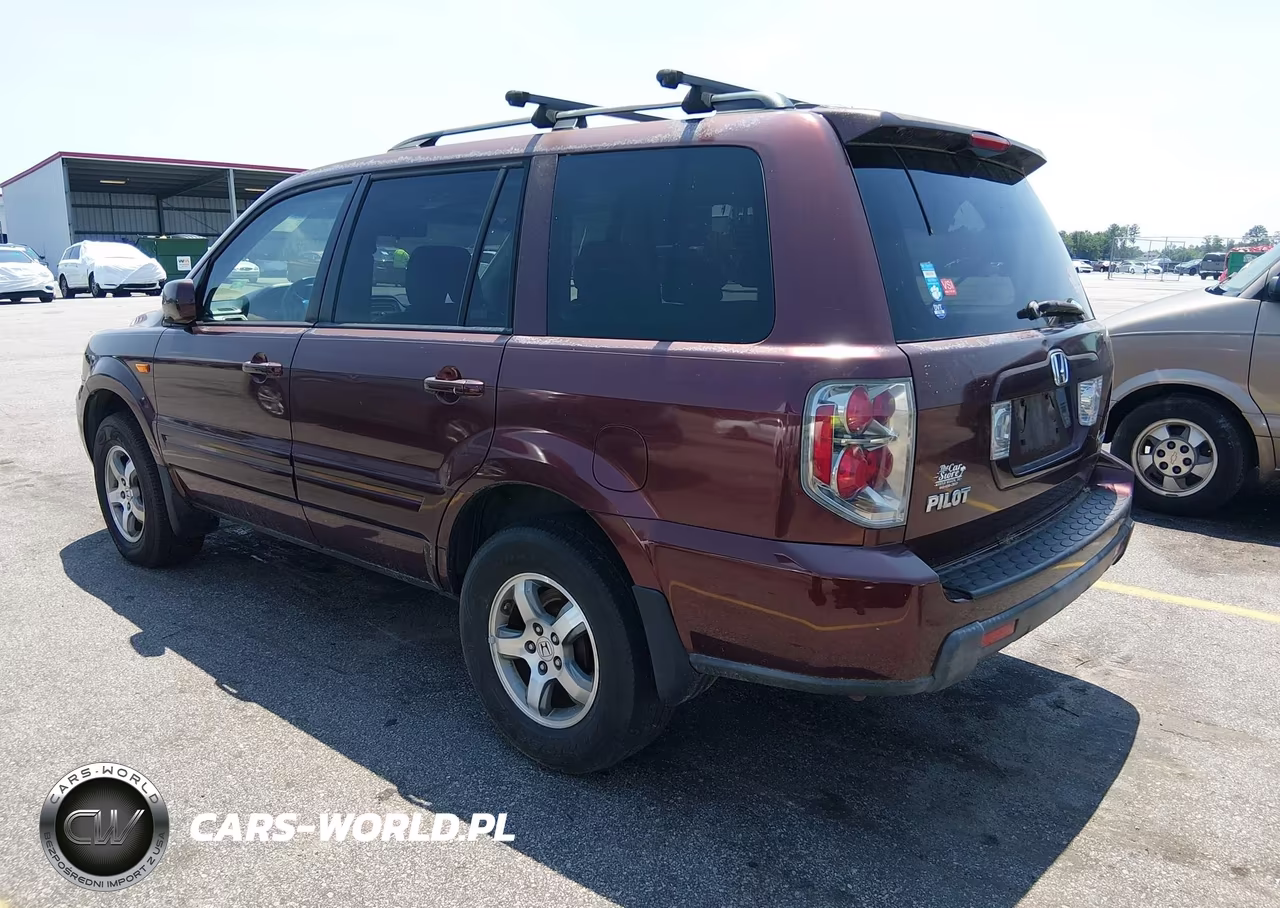 2007 Honda Pilot Ex-L VIN:5FNYF18597B011226 - 3