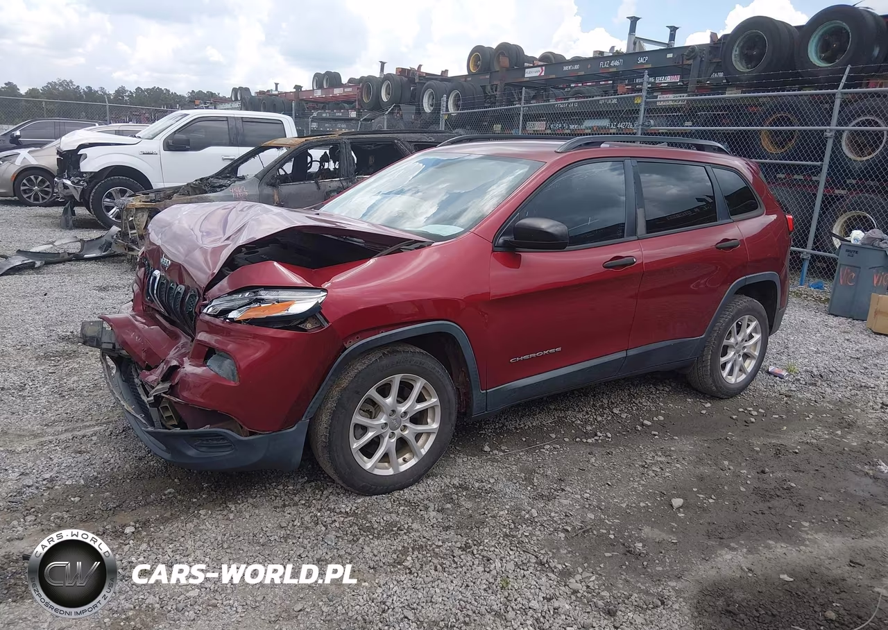 2017 Jeep Cherokee Sport VIN:1C4PJLAB8HW626482 - 2