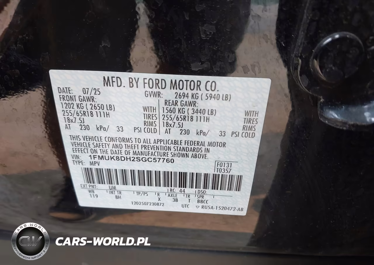 2025 Ford Explorer Active VIN:1FMUK8DH2SGC57760 - 9