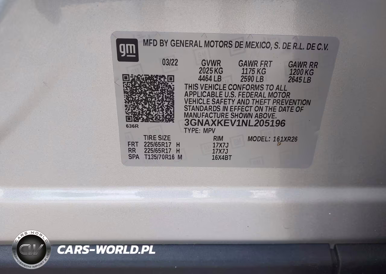 2022 Chevrolet Equinox Fwd Lt VIN:3GNAXKEV1NL205196 - 9