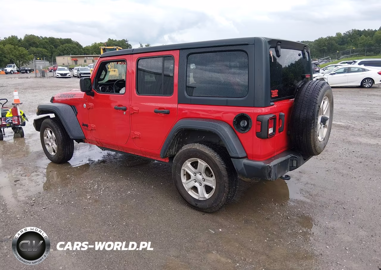 2021 Jeep Wrangler Unlimited Sport S 4X4 VIN:1C4HJXDN8MW743104 - 3