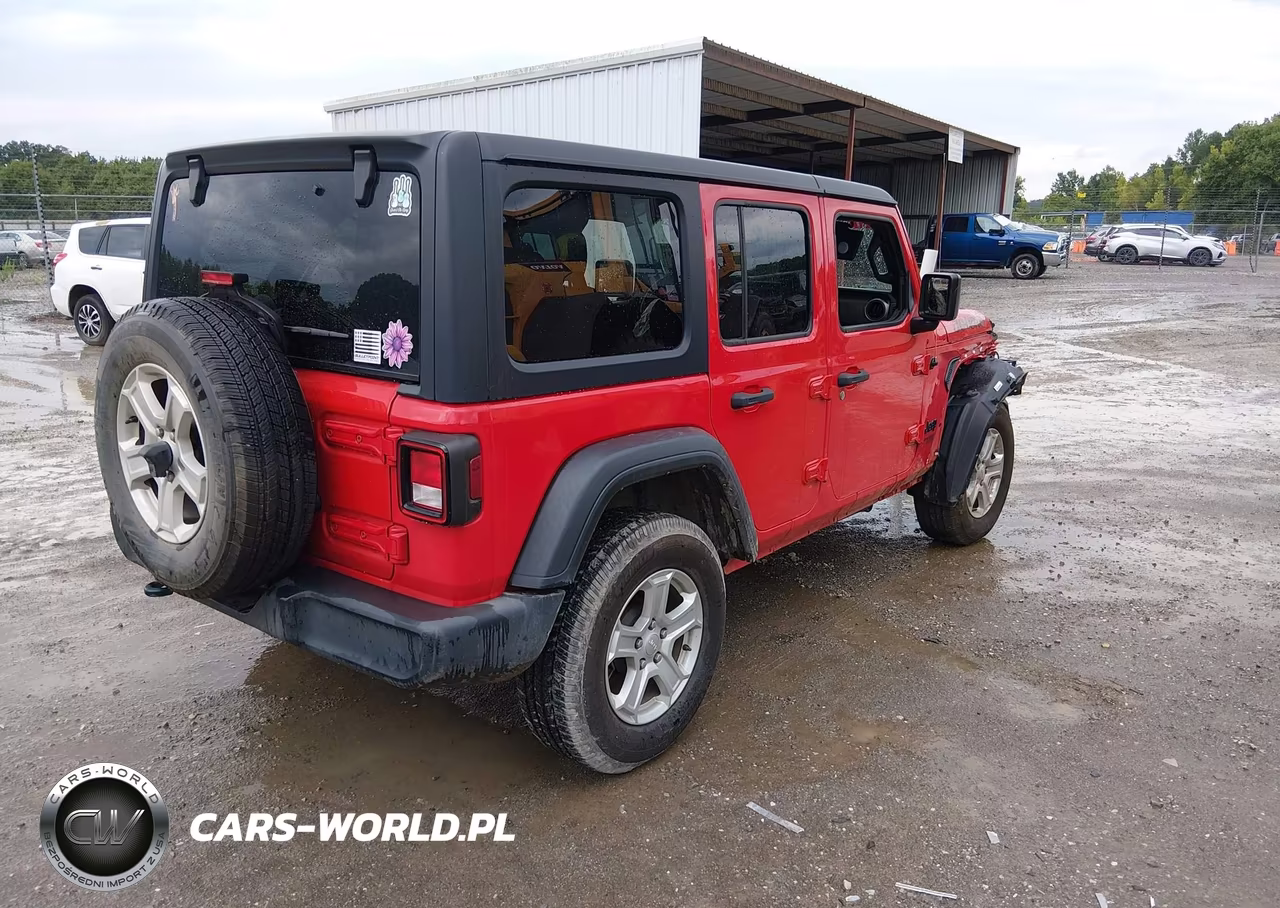 2021 Jeep Wrangler Unlimited Sport S 4X4 VIN:1C4HJXDN8MW743104 - 4