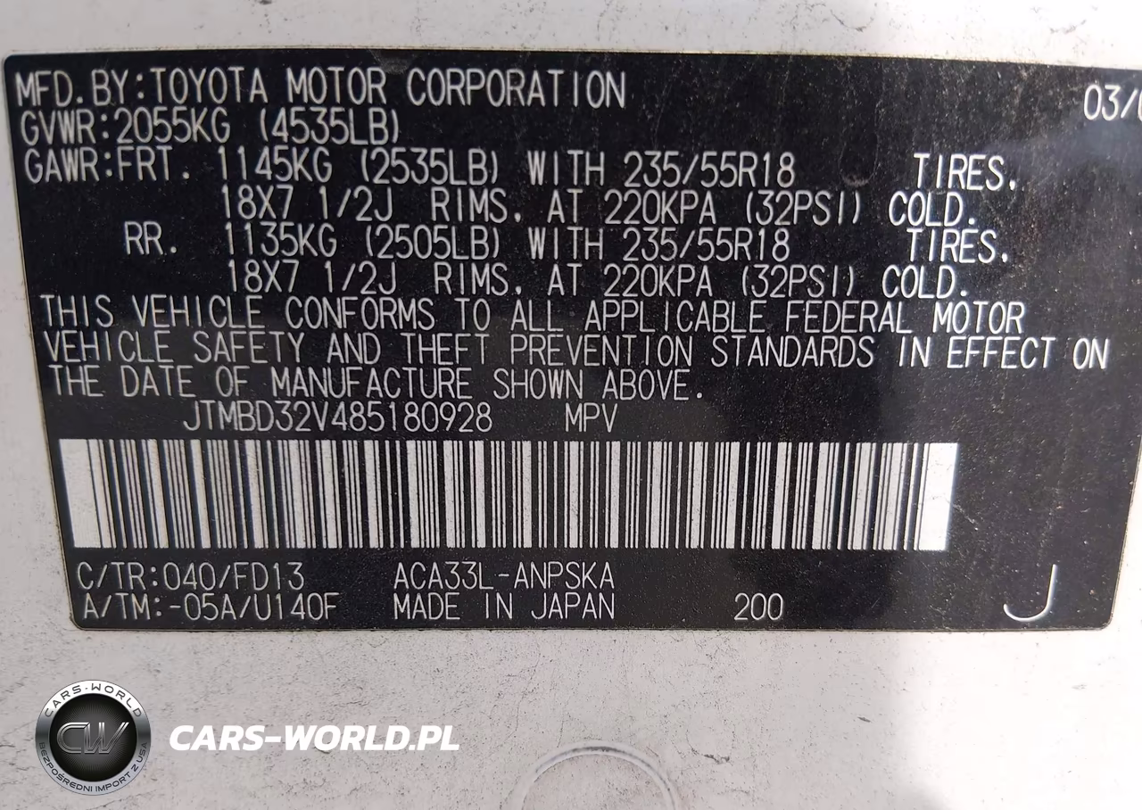2008 Toyota Rav4 Sport VIN:JTMBD32V485180928 - 9