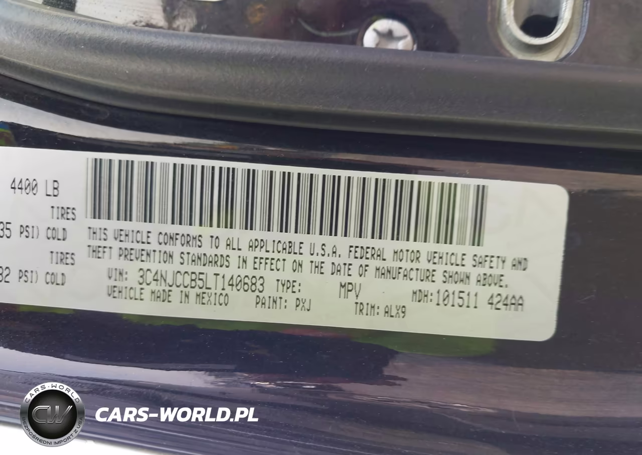 2020 Jeep Compass Limited Fwd VIN:3C4NJCCB5LT140683 - 9