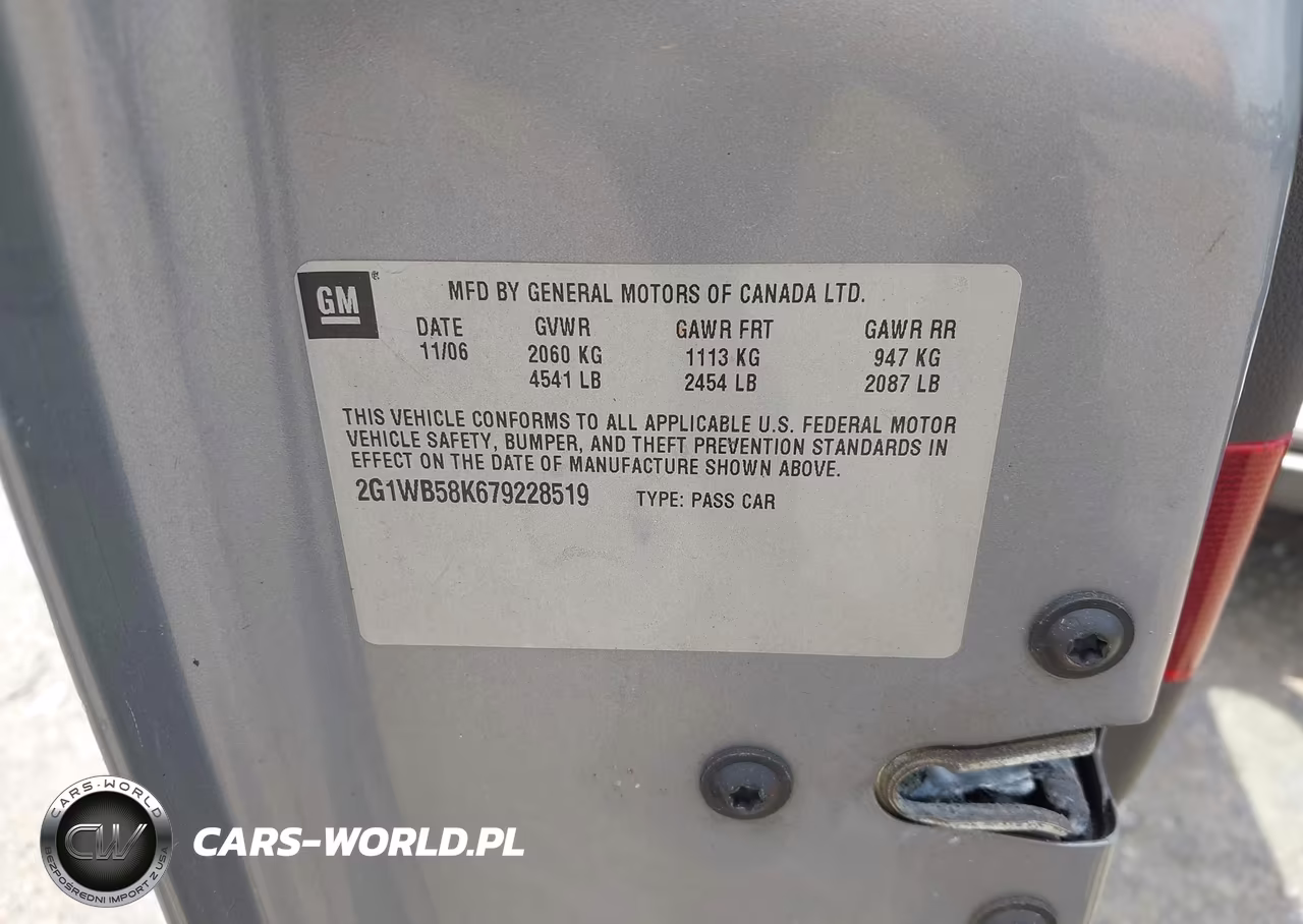 2007 Chevrolet Impala Ls VIN:2G1WB58K679228519 - 9