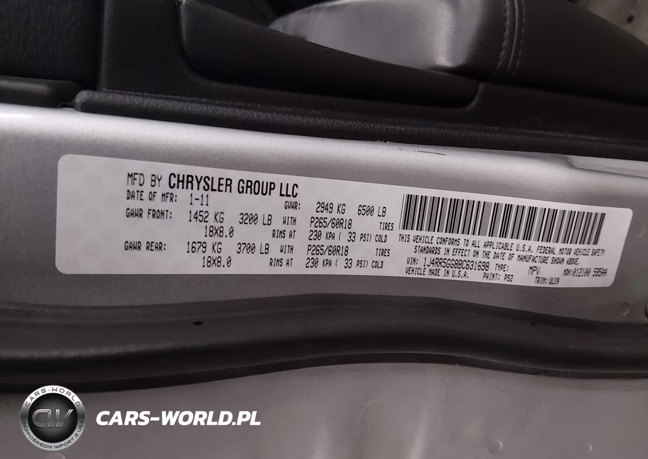 2011 Jeep Grand Cherokee Limited VIN:1J4RR5GG8BC631698 - 9