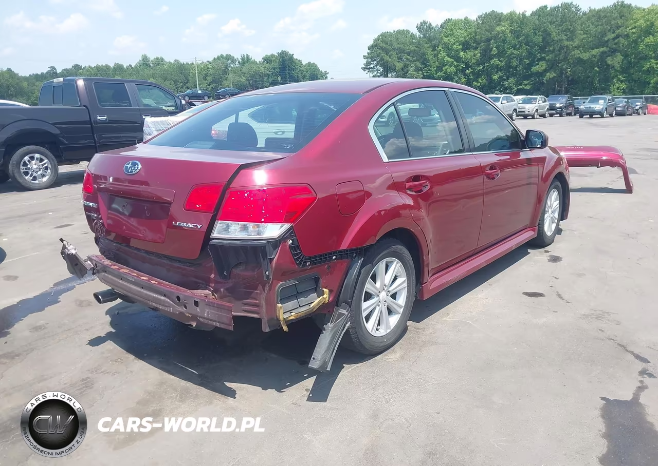 2010 Subaru Legacy 2.5I Premium VIN:4S3BMCH66A3211906 - 4