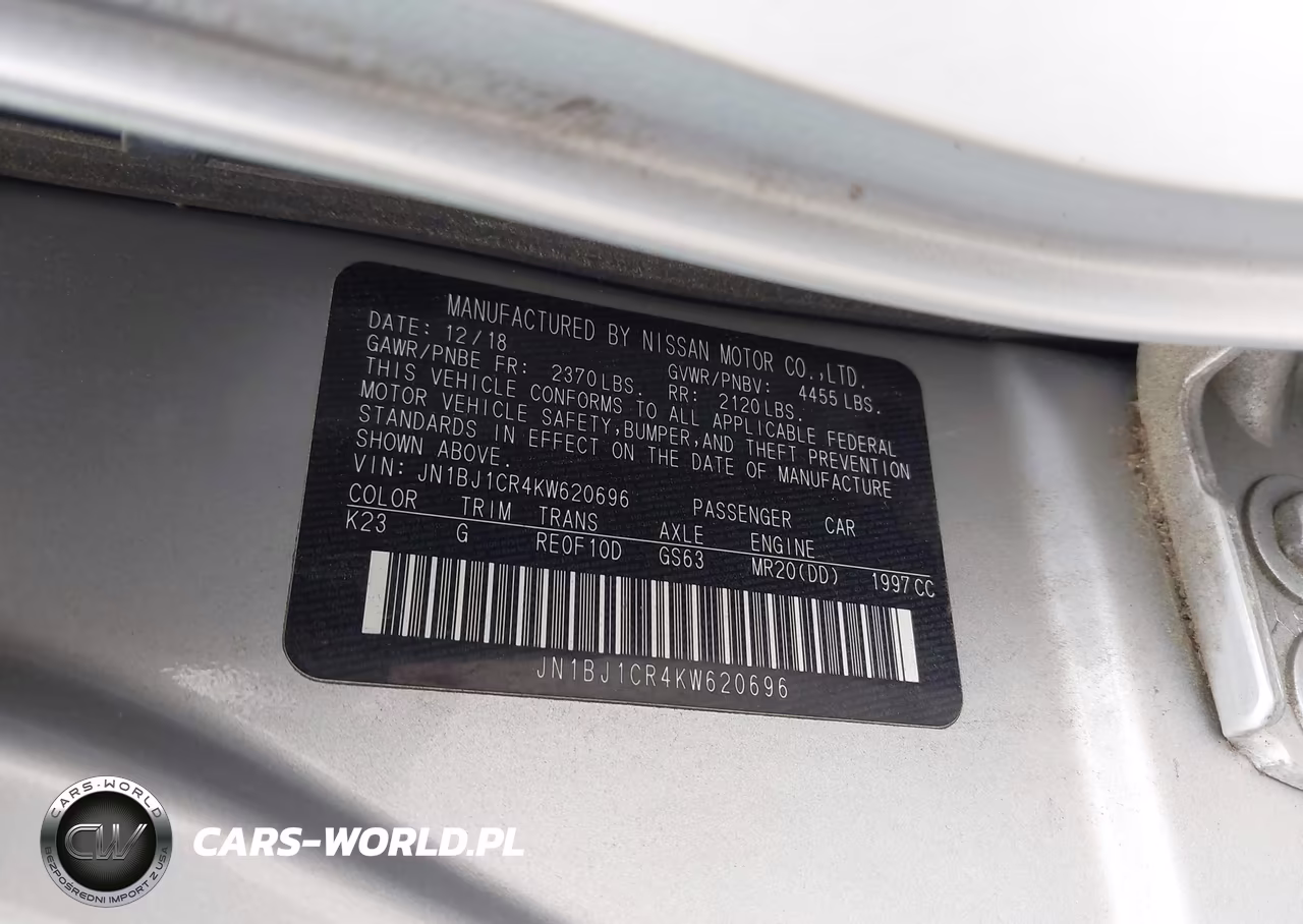 2019 Nissan Rogue Sport S VIN:JN1BJ1CR4KW620696 - 9