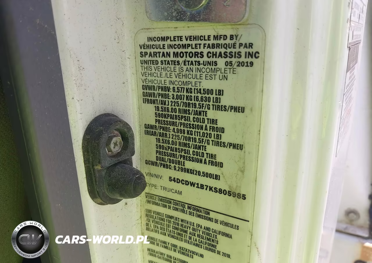 2019 Chevrolet 4500 Lcf Gas VIN:54DCDW1B7KS805985 - 9