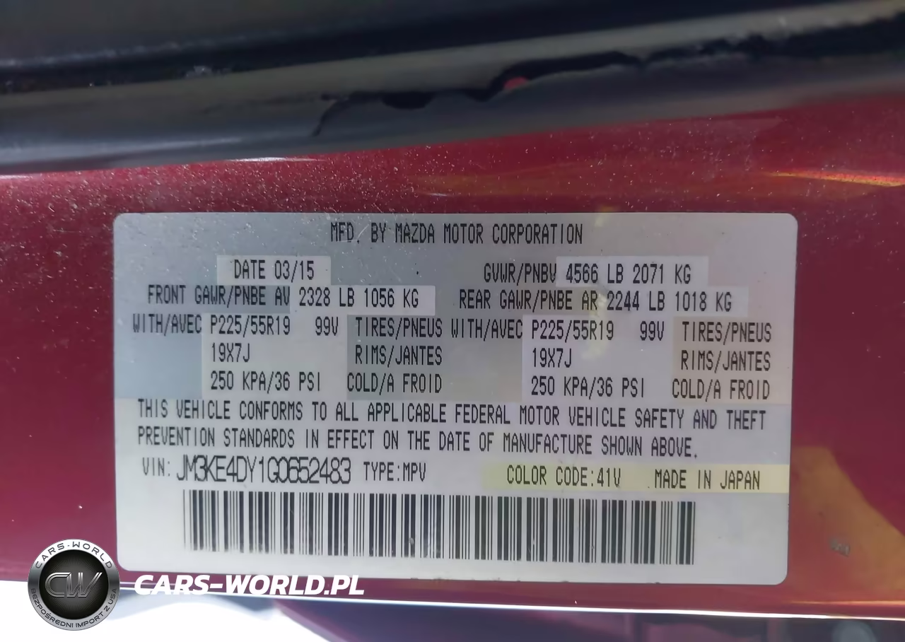 2016 Mazda Cx-5 Grand Touring VIN:JM3KE4DY1G0652483 - 9