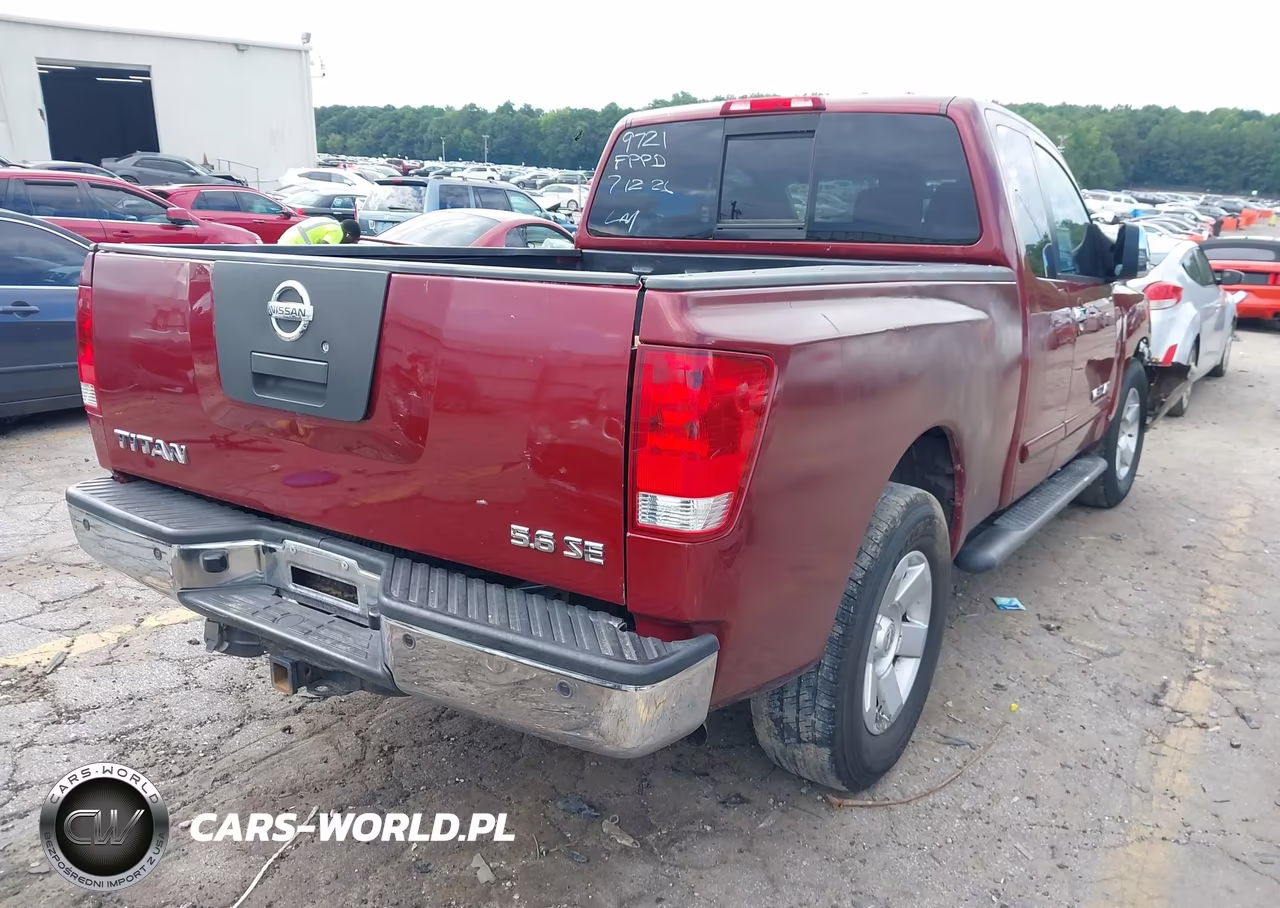 2005 Nissan Titan Se VIN:1N6BA06A05N569721 - 4