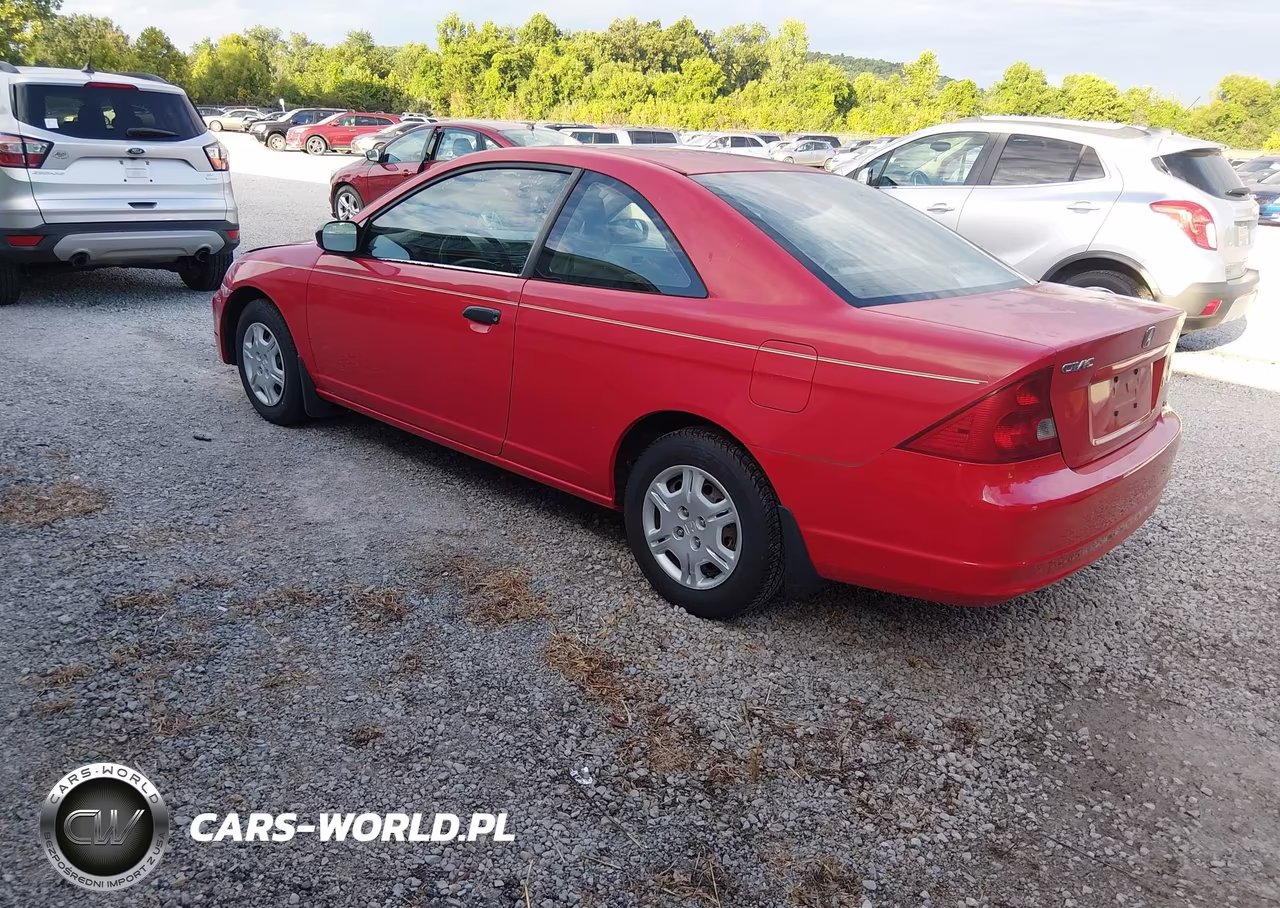 2001 Honda Civic Lx VIN:1HGEM22501L014495 - 3