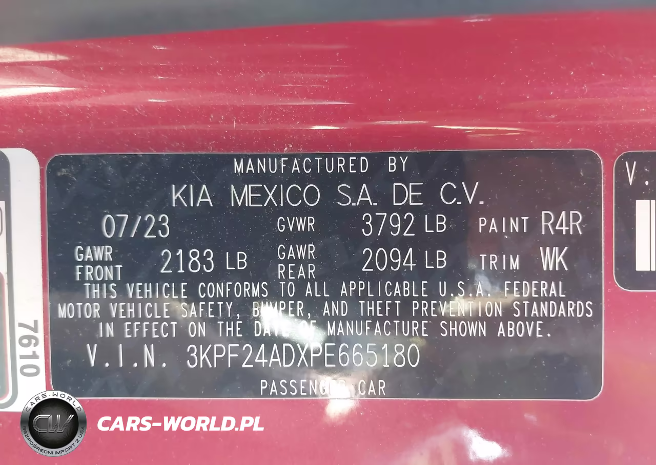 2023 Kia Forte Lxs VIN:3KPF24ADXPE665180 - 9